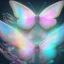 Placeholder: luminous pastel colors, butterfly