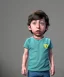 Placeholder: Howard wolowitz toddler, full body, dramatic lighting, angry, hyper realistic,