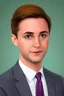 Placeholder: young pretty male politician portrait