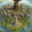 Placeholder: World tree with palace inthe roots