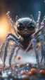 Placeholder: ninja spider god gremlin alien pimp caught frozen in net, bokeh like f/0.8, tilt-shift lens 8k, high detail, smooth render, down-light, unreal engine, prize winning