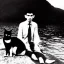 Placeholder: Kafka on the sea shore with cat murakami