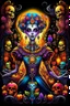 Placeholder: Centered, Ornate, Collectable Trading Card of Halloween Theme lisa frank pattern fantasy character portrait of Crisp Digital Art, holiday nutcracker by Aleksi Briclot, T-Shirt Design, Black Background in SNES arcade game, ultra realistic, wide angle, intricate details, retro Nintendo bitmap pixel art, highly detailed by peter mohrbacher, wayne barlowe, , hajime sorayama aaron horkey, gaston bussiere, craig mullins