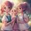 Placeholder: trio girl friendship