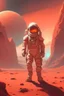Placeholder: Brave astronaut standing on Mars, digital painting masterpiece by Ruan Jia and Ross Tran. Trending riding with an anime cat in his helmet while playing a electric guitar at sunset trendingance pixiv artstation deviantart UHD 4K 8k HDR splash screen space background concept sketch inspired psychedelic posterized illustration whimsical surrealism fantasy aesthetic octane render volumetric lighting style of High