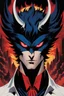 Placeholder: Highly detailed portrait of Go Nagai's Devilman, by Sean Gordon Murphy, inspired by Image Comics, inspired by Marvel Comics, inspired by DC Comics, inspired by The Owl House, inspired by capcom, inspired by Netflix Castlevania