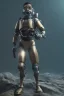 Placeholder: diver like a cyborg,with gun,detail,textures,cinematic