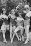 Placeholder: Four Ziegfeld Girl on short jeans