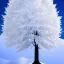 Placeholder: White tree, high cliff mountains, Crystals and eyeballs