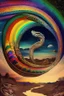 Placeholder: Dreaming Dreamtime Everywhen world-dawn ancestral past ancestral present unfixed in time abiding events serpent rainbow flat earth