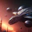 Placeholder: 3d render, Rectangle Mothership, istanbul, ridley scott style, high details, high contrast, long explosure, hyper realistic, color grading, bokeh, rectangle background, unreal engine 5, 8k