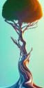 Placeholder: Vector tree one set illustration a beautiful digital painting of a marble tree entertwined