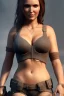 Placeholder: portrait busty and face, camilla luddington abandoned, big busty, lara croft clothes,