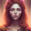 Placeholder: flower beautiful girl,fantasy art, Special Lighting, Vibrant, Solid color,color Scheme, forest, movie poster