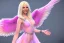 Placeholder: beautiful fairy very etheric, nice smiling, long blond hair, magic glamour pink make up, delicate colors, complete vision of very transparent and big wings, beautiful glamour transparent dress, ultra sharp focus, 8k, unreal engine 5, extremely sharp detail, light effect, soft light atmosphere, smooth, full of details, face in front, complete vision of face and hair and of the body