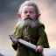 Placeholder: A beautiful dwarf baby, full HD, 4K, 8K, very real and with fine and detailed details, realistic and really alive, taken from the movie Lord of the Rings, oil paint