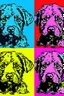 Placeholder: animales con el estilo de Andy Warhol