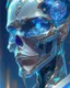 Placeholder: A glass headed skull with sapphire eys wearing a futuristic uniform, 8k resolution concept art portrait by Greg Rutkowski, Artgerm, WLOP, Alphonse Mucha Boris Vallejo dynamic lighting hyperdetailed intricately detailed Splash art trending on Artstation triadic colors Unreal Engine 5 volumetric lighting, by Hajime Isayama