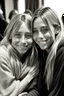 Placeholder: ((Mary-Kate and Ashley Olsen a warm hug)),charming Smile,