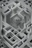 Placeholder: hexagon chrome labyrinth featuring demilich in the style of escher, 8k, trending art