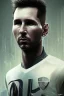 Placeholder: lionel Messi face style cyberpunk