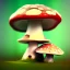 Placeholder: cute mushroom with cute face