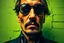 Placeholder: Close Up, Full Color Painting Of Johnny Depp, Sunglasses, green Wall Background, Insane Details, Intricate Details, Hyperdetailed, Low Contrast, Soft Cinematic Light, Dim Colors, Exposure Blend, Hdr, Front