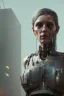 Placeholder: A portrait of post-apocalypse cyborg Women in a cyberpunk city, sci-fi fantasy style, volumetric lighting, particales,highly detailed,cinamatic, deep colours,8k.