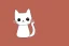 Placeholder: cute cat illustration isolated