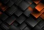 Placeholder: simple blurry and dark gray abstract with 3d pattern and orange hues for a media player background