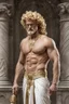 Placeholder: [true model man model in flesh] His name was Lucius, a name that echoed with a regal strength befitting his commanding presence. With a mane of golden curls cascading down his broad shoulders and eyes that held a glimmer of ancient wisdom, he embodied the essence of Marcellus, divinized into Mercury Psychopomp. Lucius possessed an otherworldly magnetism, a charisma that drew others to him like moths to a sacred flame.