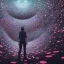 Placeholder: alone in the center of a round maze, sharp focus, highly detailed, art by greg rutkowski and teamLab, realistic