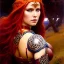 Placeholder: portrait 'beautiful Sexy busty Redhead Sif',Braids, celtic tattoed,painting by gaston bussiere, greg rutkowski, yoji shinkawa, yoshitaka amano, tsutomu nihei, donato giancola, tim hildebrandt, oil on canvas, cinematic composition, extreme detail,fit full head inside picture,32k