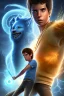 Placeholder: Percy Jackson with Zeus' thunderbolt