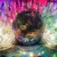 Placeholder: 90s, album art, metallic, iridescent, holographic, bokeh, light flair, gaussian blur light spot, sparkles, fun, cute, 3d rendering blender, abstract, electronic, alternative, futuristic, fun, primary colors. 8k, HD, unreal engine, blender, fisheye, bright white