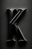 Placeholder: letter 'k' black colour, aesthetic,