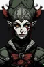 Placeholder: darkest dungeon elf readhead portrait