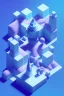 Placeholder: full length isometric clean art NFT, soft lighting, soft pastel gradients, high definition, 3d icon clay render, blender 3d