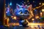 Placeholder: cute fluffy pixar chibi cat, new years eve scene, champagne, twisted serpentine, fireworks Weight:1 detailed matte painting, deep color, fantastical, intricate detail, splash screen, complementary colors, fantasy concept art, 8k resolution trending on Artstation Unreal Engine 5 Weight:0.9