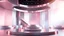 Placeholder: a 3d recursive structre stage made of metallic color 3d structures, pertty artistc background,dynamic lights