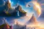 Placeholder: mythical long stairway up to heaven in the sky, beautiful colours, fine art