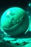 Placeholder: A turquoise planet