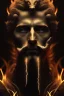 Placeholder: portrait photography of an ethereal beautiful animal god, Fire theme art, Dark moody night atmosphere, Portrait of a man by Michelangelo, 8K, close-up face, anatomically perfect face, oak tree roots, ignore NSFW