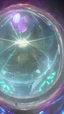 Placeholder: macro of a glass sphere enclosing a dimensional portal, a sparkling void, a glowing absence, high level of detail, saturated color palette, mystery atmosphere