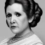 Placeholder: [[extrem stunning photorealistic carrie fisher as princess leia in star wars]] :: [[photorealistic sharp brown eyes, inticate ornate white gown, symmetrical short hair, head and shoulders portrait, 8k resolution photorealistic portrait by Greg Rutkowski, WLOP, hyperdetailed, intricately detailed, triadic colors]]