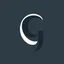 Placeholder: a simple abstract combining the shape of the capital letter G and the shape of an ear, vector