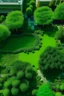 Placeholder: birds eye view of a green area outside a building