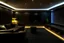 Placeholder: a dedicated home cinema room with LED ambient lighting in the walls