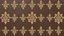 Placeholder: Beige Damask Pattern On Dark Brown Cement Wall.