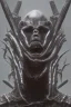 Placeholder: evil berserker tron, 8k, finely detailed, photo realistic, gothic, hr giger